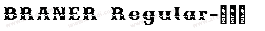 BRANER Regular字体转换 BRANER Regular字体转换